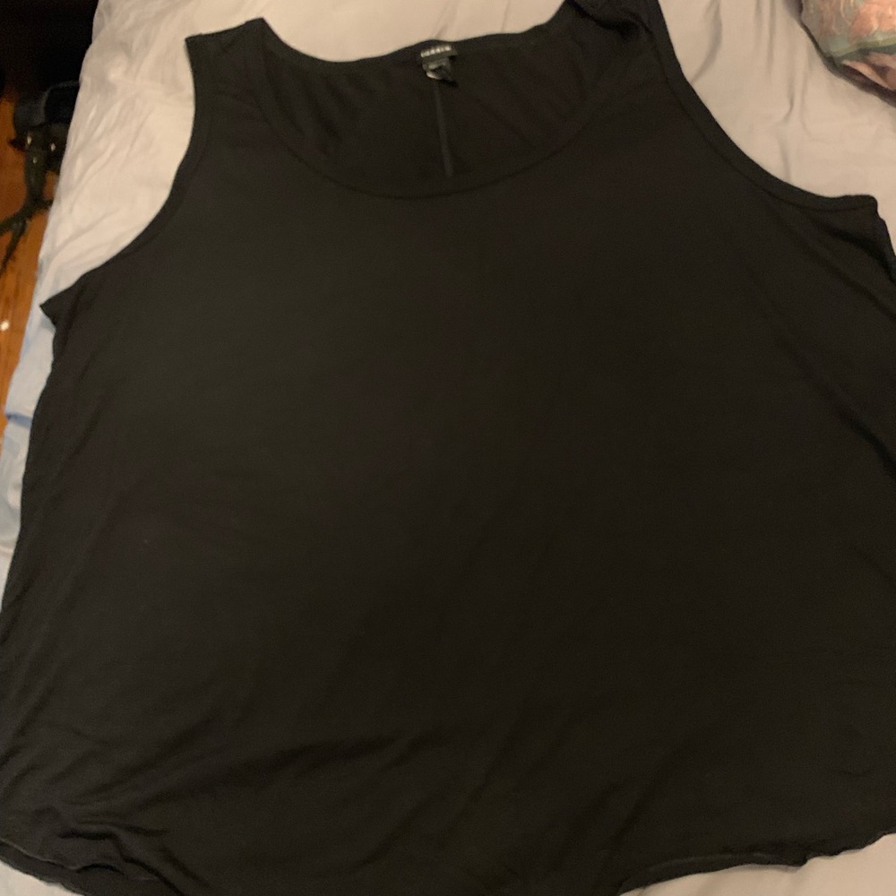 Black Tank Top great as cover up for beach/pool